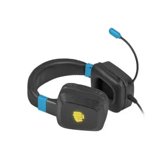 Fury Gaming slušalice s Raptor mikrofonom, žičane, RGB, USB, jack 3.5mm, duljina kabela 2m, crne Fury Gaming slušalice s Raptor mikrofonom, žičane, RGB, USB, jack 3.5mm, duljina kabela 2m, crne