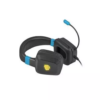 Fury Gaming slušalice s Raptor mikrofonom, žičane, RGB, USB, jack 3.5mm, duljina kabela 2m, crne Fury Gaming slušalice s Raptor mikrofonom, žičane, RGB, USB, jack 3.5mm, duljina kabela 2m, crne