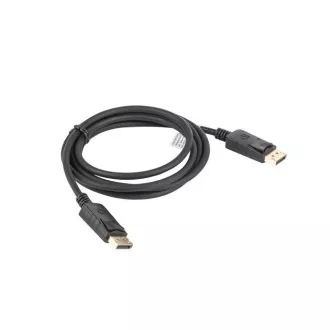 LANBERG priključni kabel DisplayPort 1.2 M/M, 4K@60Hz, dužina 1.8m, crni, sa zasunom, pozlaćeni konektori LANBERG priključni kabel DisplayPort 1.2 M/M, 4K@60Hz, dužina 1.8m, crni, sa zasunom, pozlaćeni konektori
