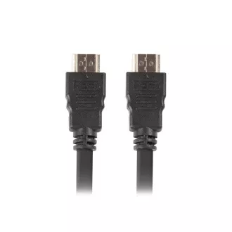 LANBERG High Speed HDMI 1.4 + Ethernet kabel, 4K@30Hz, CCS, M/M, dužina 1m, crni, pozlaćeni konektori