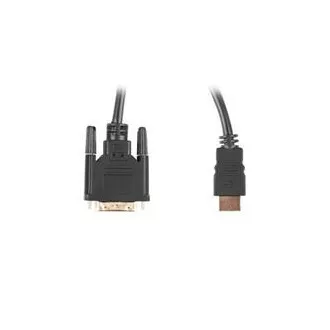 LANBERG spojni kabel HDMI/A na DVI-D (24+1), M/M, 4K@30Hz, dužina 1.8m, crni, dual link, pozlaćeni konektori