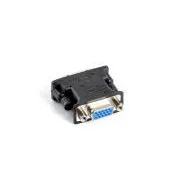 LANBERG adapter DVI-I (M) (24+5) Dual link to VGA (F), crni