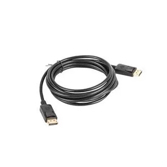 LANBERG priključni kabel DisplayPort 1.2 M/M, 4K@60Hz, dužina 3m, crni, sa zasunom, pozlaćeni konektori LANBERG priključni kabel DisplayPort 1.2 M/M, 4K@60Hz, dužina 3m, crni, sa zasunom, pozlaćeni konektori
