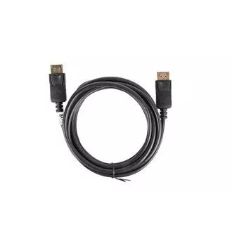 LANBERG priključni kabel DisplayPort 1.2 M/M, 4K@60Hz, dužina 3m, crni, sa zasunom, pozlaćeni konektori LANBERG priključni kabel DisplayPort 1.2 M/M, 4K@60Hz, dužina 3m, crni, sa zasunom, pozlaćeni konektori
