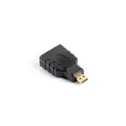LANBERG reduktor HDMI (F) na HDMI MICRO (M), crni