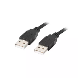 LANBERG USB-A M / M 2.0 kabel 1m, crni