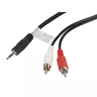 LANBERG Minijack 3,5 mm (M) 3 PIN na 2x RCA (CINCH) (M) kabel 1,5 m LANBERG Minijack 3,5 mm (M) 3 PIN na 2x RCA (CINCH) (M) kabel 1,5 m