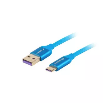 LANBERG USB-C (M) na USB-A (M) 2.0 kabel 1m, plavi, (Huawei 5A)