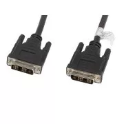 LANBERG priključni kabel DVI-D(18+1) na DVI-D (18+1), M/M, dužina 1,8m, single link, crni