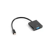 LANBERG adapter mini DisplayPort 1.2 na VGA, M/Ž, kabel 20cm, crni