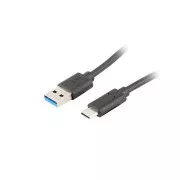 LANBERG USB-C (M) na USB-A (M) 3.1 kabel 1,8 m, crni
