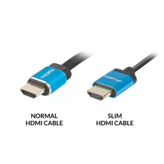 LANBERG HDMI M / M 2.0 kabel 1.8m 4K crni, tanak LANBERG HDMI M / M 2.0 kabel 1.8m 4K crni, tanak