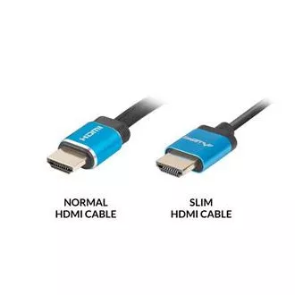 LANBERG HDMI M / M 2.0 kabel 1.8m 4K crni, tanak LANBERG HDMI M / M 2.0 kabel 1.8m 4K crni, tanak