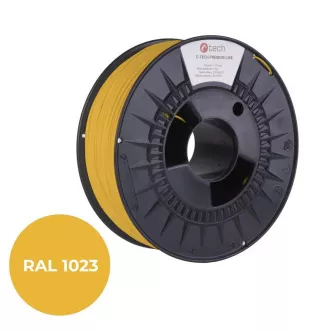 C-TECH tiskovna nit PREMIUM LINE (filament), ABS, saobraćajno žuta, RAL1023, 1,75 mm, 1 kg