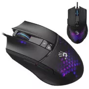 A4tech BLOODY L65 Max Honeycomb, miš za igre s RGB pozadinskim osvjetljenjem, 12000 DPI, crni, USB