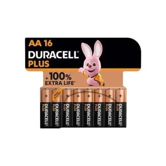 Duracell MN1500B8 Duracell Plus AA baterija, pakiranje od 16 komada Duracell MN1500B8 Duracell Plus AA baterija, pakiranje od 16 komada