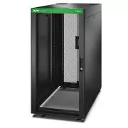 APC Easy Rack 600mm/24U/1000mm, s krovom, bočnom pločom, kotačićima, nožicama i 4 nosača, bez dna, crni