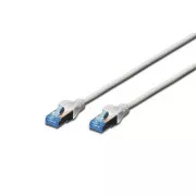 Digitus patch kabel, SF-UTP, CAT 5e, AWG 26/7, bakar, sivi 5m