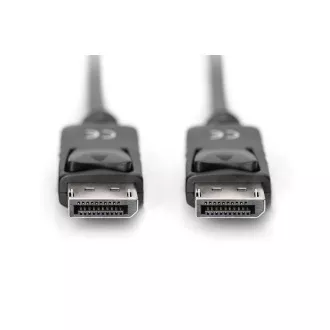 Digitus Priključni kabel DisplayPort 1.2, DP M/M, 3.0 m, sa zasunom, Ultra HD 4K, crni