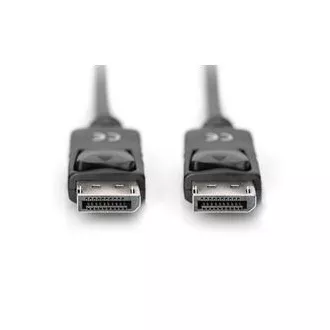Digitus Priključni kabel DisplayPort 1.2, DP M/M, 3.0 m, sa zasunom, Ultra HD 4K, crni