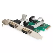 Digitus PCI Express x1 adapter 2xserijski port, +niskoprofilni čipset: ASIX99100