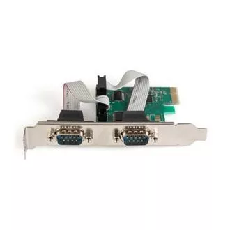 Digitus PCI Express x1 adapter 2xserijski port, +niskoprofilni čipset: ASIX99100