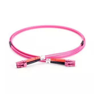 DIGITUS optički spojni kabel, LC na LC, višemodni OM4 - 50/125 µ, dupleks duljina 2 m