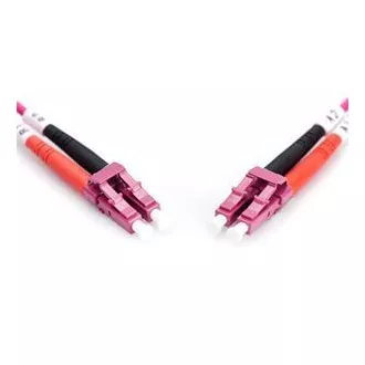 DIGITUS optički spojni kabel, LC na LC, višemodni OM4 - 50/125 µ, dupleks duljina 2 m
