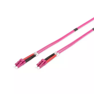 DIGITUS optički spojni kabel, LC na LC, višemodni OM4 - 50/125 µ, dupleks duljina 3 m