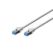 Digitus patch kabel, SF-UTP, CAT 5e, AWG 26/7, bakreni, sivi 15 m