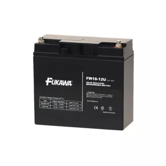 FUKAWA baterija FW 18-12 U (12V; 18Ah; navoj M5; vijek trajanja 5 godina) FUKAWA baterija FW 18-12 U (12V; 18Ah; navoj M5; vijek trajanja 5 godina)