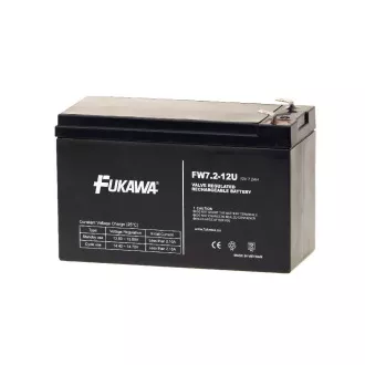 FUKAWA baterija FW 7.2-12 F2U (12V; 7.2Ah; faston F2-6.3mm; životni vijek 5 godina)