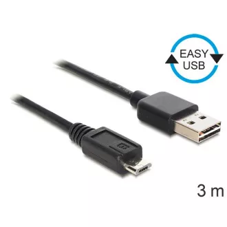 Delock kabel EASY-USB 2.0-A muški > USB 2.0 micro-B muški 3 m Delock kabel EASY-USB 2.0-A muški > USB 2.0 micro-B muški 3 m