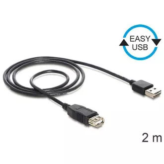 Delock kabel EASY-USB 2.0-A muški > USB 2.0-A ženski, produžni kabel 2 m