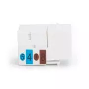 DIGITUS Keystone Jack CAT 5e, neoklopljeni RJ45 na LSA, bijeli