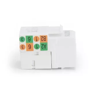 DIGITUS Keystone Jack CAT 5e, neoklopljeni RJ45 na LSA, bijeli DIGITUS Keystone Jack CAT 5e, neoklopljeni RJ45 na LSA, bijeli