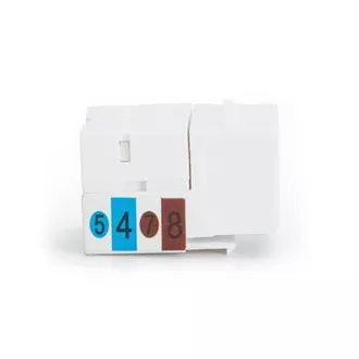 DIGITUS Keystone Jack CAT 5e, neoklopljeni RJ45 na LSA, bijeli DIGITUS Keystone Jack CAT 5e, neoklopljeni RJ45 na LSA, bijeli