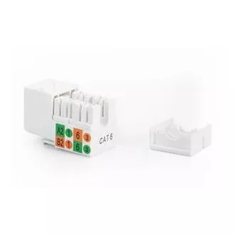 DIGITUS Keystone Jack CAT 5e, neoklopljeni RJ45 na LSA, bijeli DIGITUS Keystone Jack CAT 5e, neoklopljeni RJ45 na LSA, bijeli