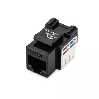 Digitus CAT 6 Keystone Jack, neoklopljeni RJ45 na LSA, boja crna Digitus CAT 6 Keystone Jack, neoklopljeni RJ45 na LSA, boja crna