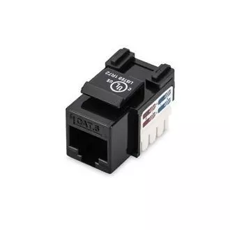 Digitus CAT 6 Keystone Jack, neoklopljeni RJ45 na LSA, boja crna Digitus CAT 6 Keystone Jack, neoklopljeni RJ45 na LSA, boja crna