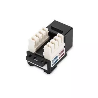 Digitus CAT 6 Keystone Jack, neoklopljeni RJ45 na LSA, boja crna Digitus CAT 6 Keystone Jack, neoklopljeni RJ45 na LSA, boja crna