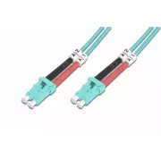 DIGITUS optički spojni kabel, LC na LC, višemodni, OM3, 50/125 µ, dupleks duljina 2 m