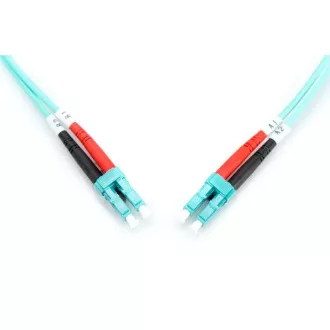 DIGITUS optički spojni kabel, LC na LC, višemodni, OM3, 50/125 µ, dupleks duljina 2 m