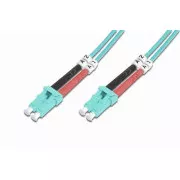 DIGITUS optički spojni kabel, LC na LC, višemodni, OM3, 50/125 µ, dupleks duljina 3 m