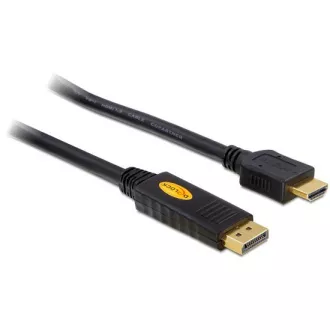 Delock kabel DisplayPort muški na HDMI muški, dužine 3m