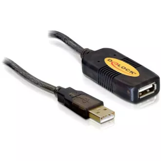 Delock USB 2.0 kabel, produžni AA muški/ženski 10m, aktivan