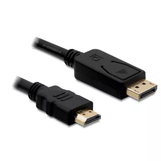 Delock kabel DisplayPort muški na HDMI muški, dužine 2m