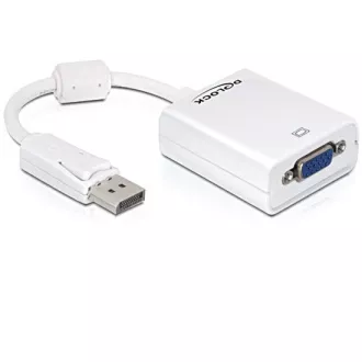 Delock adapter DisplayPort (muški) na VGA (ženski) Delock adapter DisplayPort (muški) na VGA (ženski)