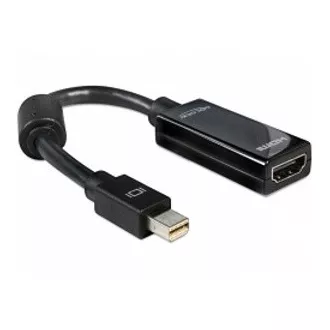 Delock adapter DisplayPort mini (muški) na HDMI A (ženski), crni Delock adapter DisplayPort mini (muški) na HDMI A (ženski), crni
