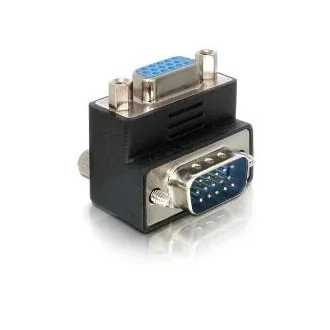 Delock Adapter VGA muški -> ženski, pravokutni Delock Adapter VGA muški -> ženski, pravokutni